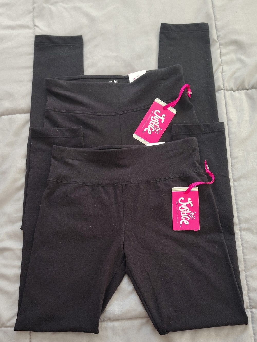 Justice Black Girls' Active Leggings
